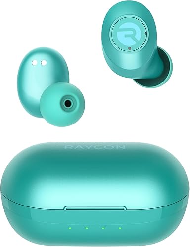 Raycon Everyday - Auriculares inalámbricos Bluetooth clásicos con micrófono, sonido estéreo, cancelación activa de ruido, auriculares Bluetooth