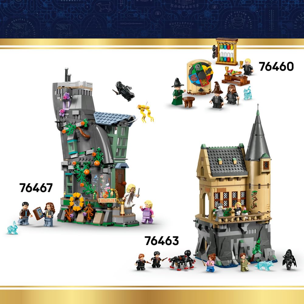 LEGO Harry Potter Kociołek: Sekretna sala zajęć z eliksirów 76464 | Kociołek do zbudowania, zabawka konstrukcyjna, prezent dla fana Harry’ego Pottera 10+, klocki dla dzieci, 652 elementy