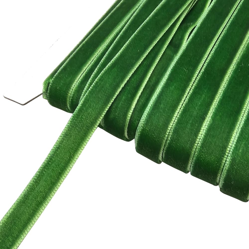 Chenkou Craft 25 Yards Of 1" Green Velvet Ribbon - Bulk Roll For Crafts, Gifts & Holiday Decor - View #12
