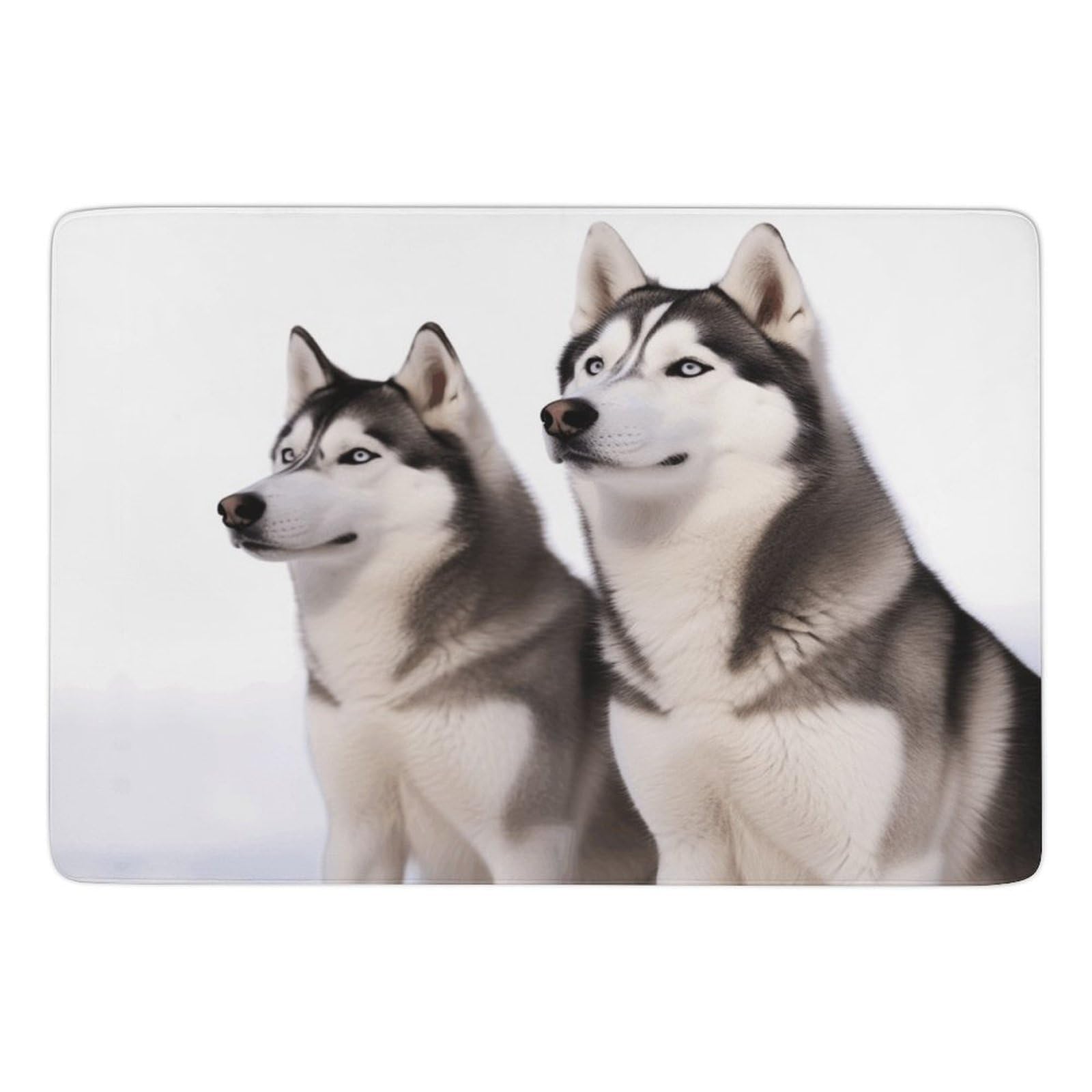 Tapis de bain en polaire corail husky pour une sortie de douche cocooning