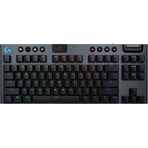 Logitech G915 X TKL Wireless Gaming Keyboard - Black