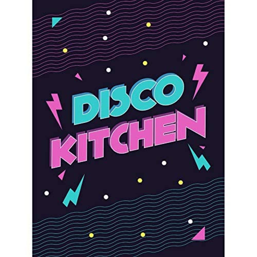 Wee Blue Coo Disco Kitchen 80s Unframed Art Print Poster Wall Decor 12x16 inch