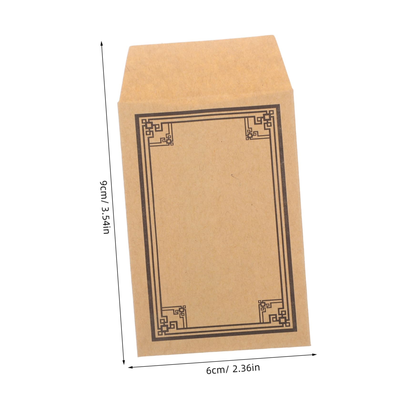 Mini Enveloppes Auto-adhésives Lot de 50 Papier Kraft Kaki pour Pièces de Monnaie