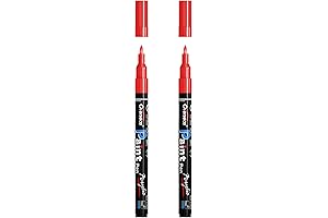Paint Pens Paint Markers Red - Permanent Markers Acrylic Paint Pens 2...