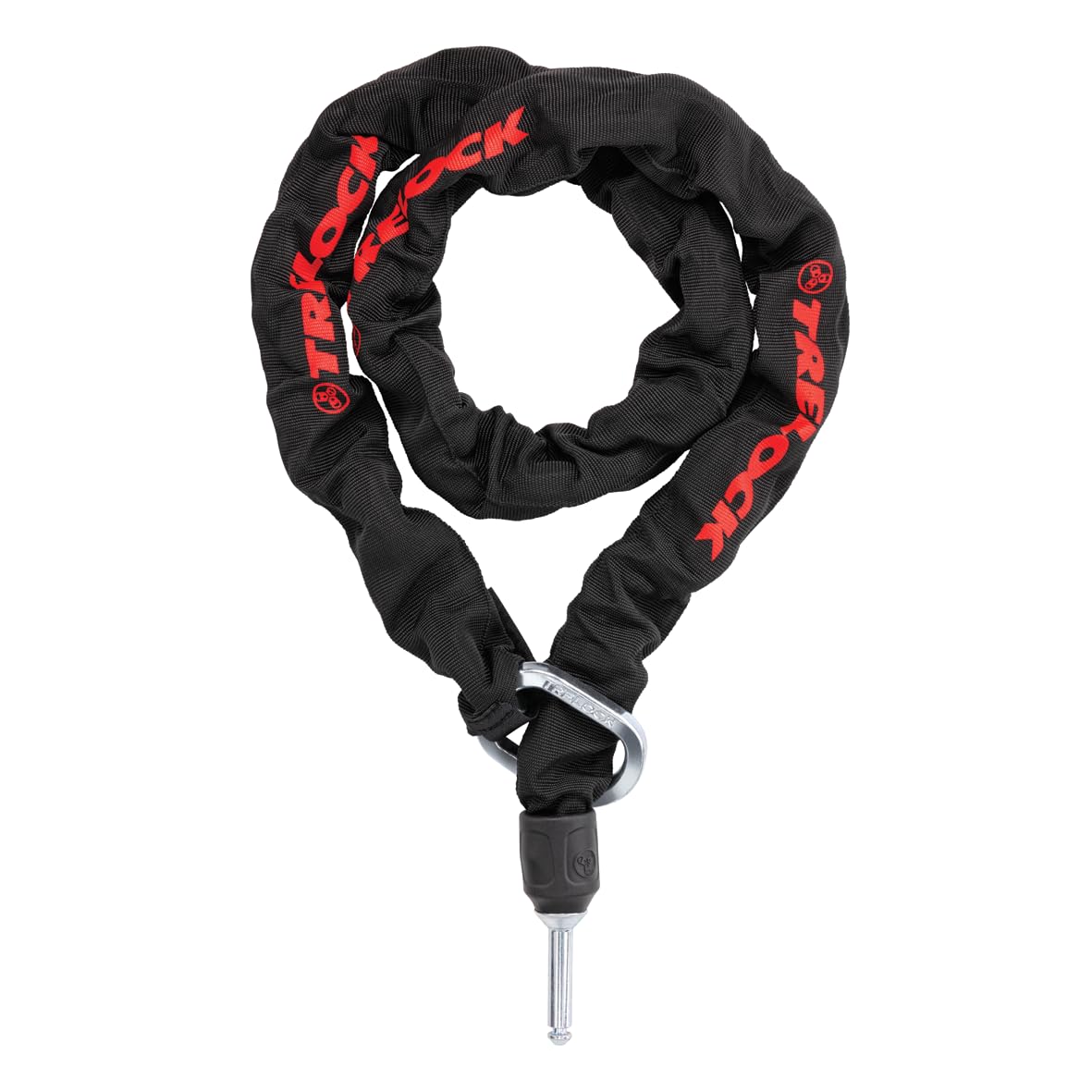 TRELOCK ZR 455 Einsteckkette – Länge 140 cm – Kettenglieder 8 mm – Für TRELOCK Rahmenschlösser – Inkl. Transporttasche