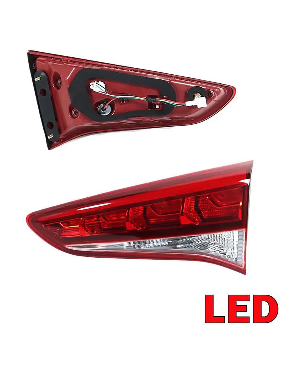 Fanale Posteriore per Hyundai per Tucson 2015-2018 Luci Posteriori A LED per Interni Ed Esterni Blocchi Fari Posteriori Auto(LED,Outside Right)