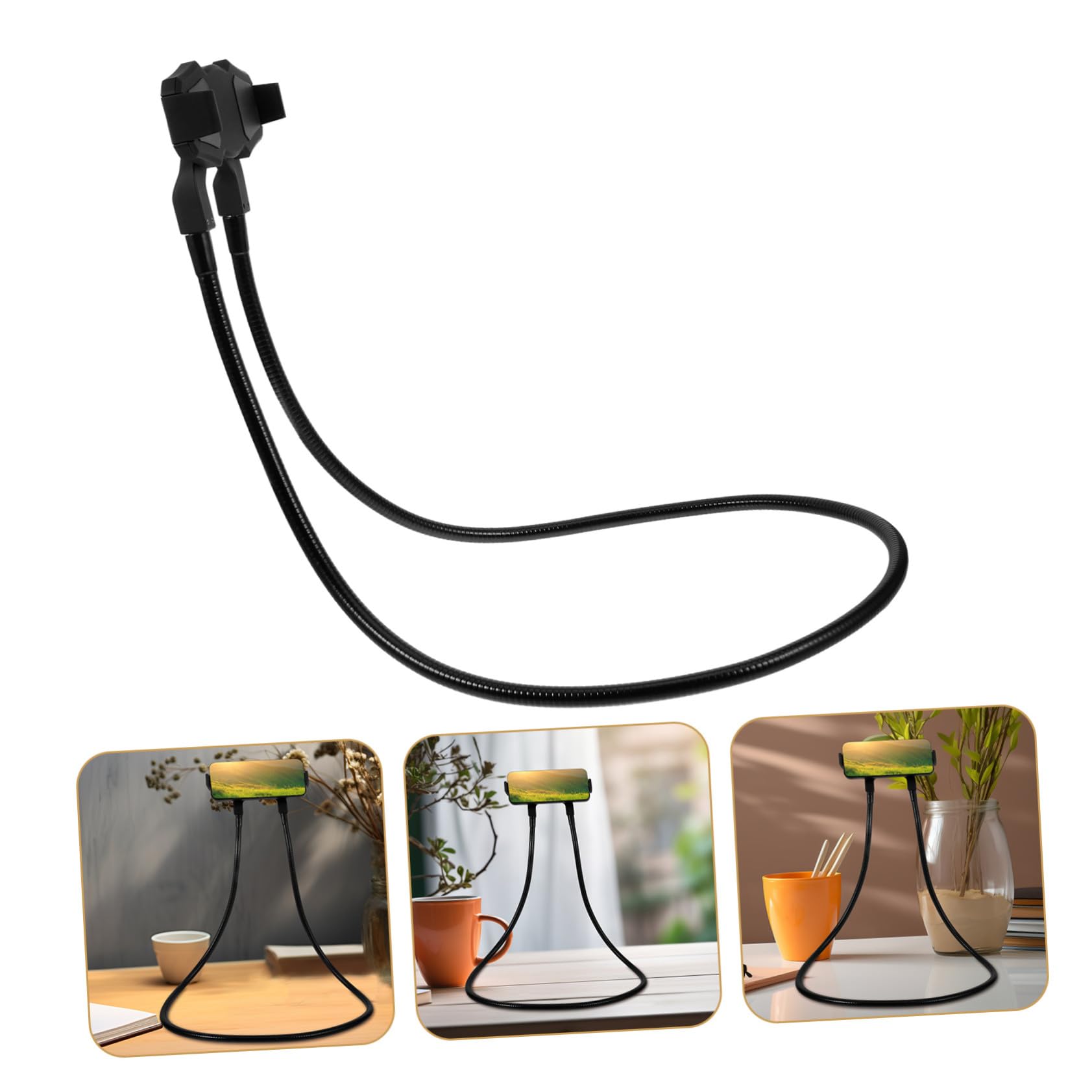 Zerodeko Soporte De Cuello Flexible para Teléfono Móvil Soporte para Tableta para Uso Doméstico