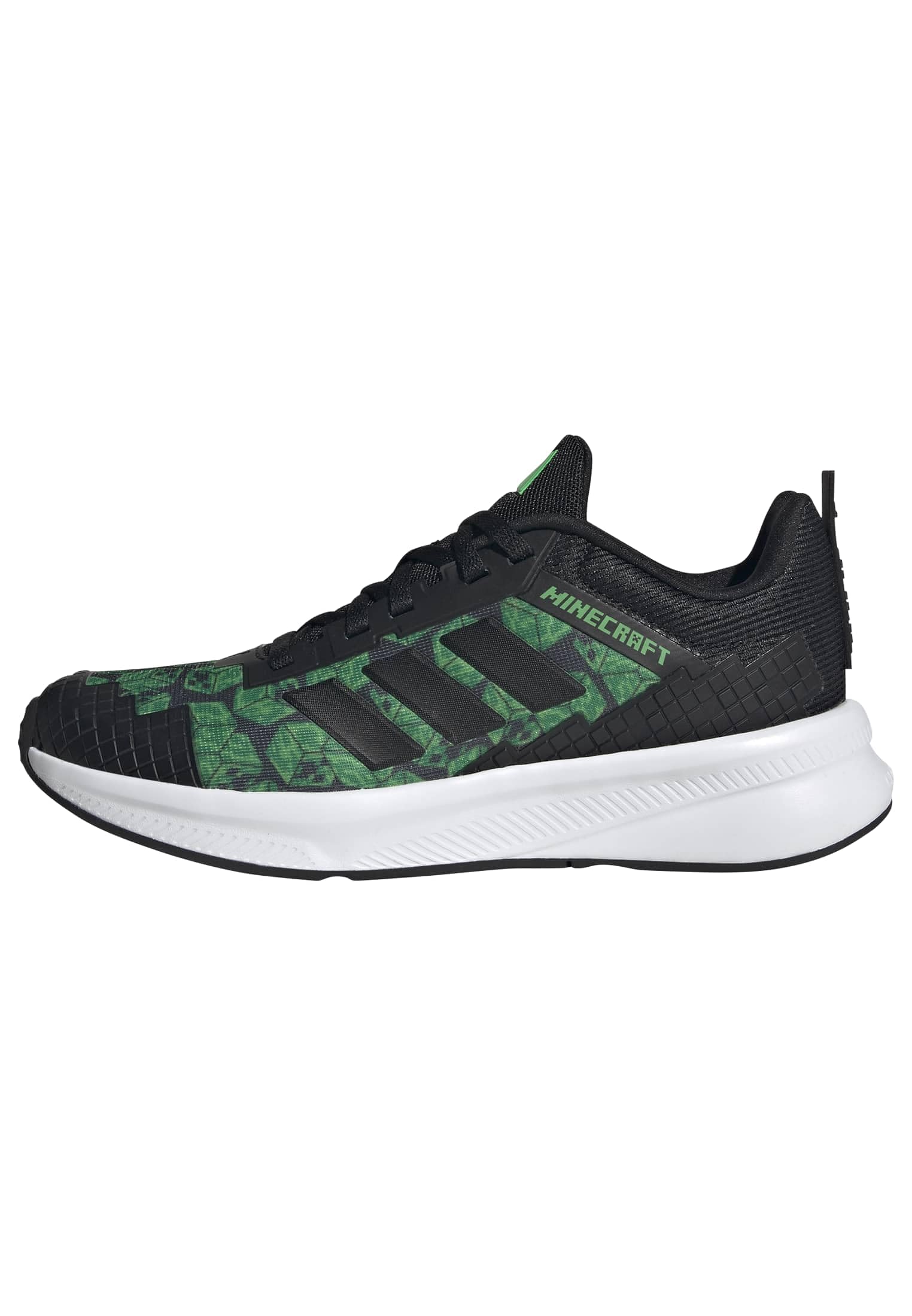 adidas Unisex Kids Minecraft Fortarun 4.0 Shoes Junior, core Black/core Black/FTWR White, 5.5 UK