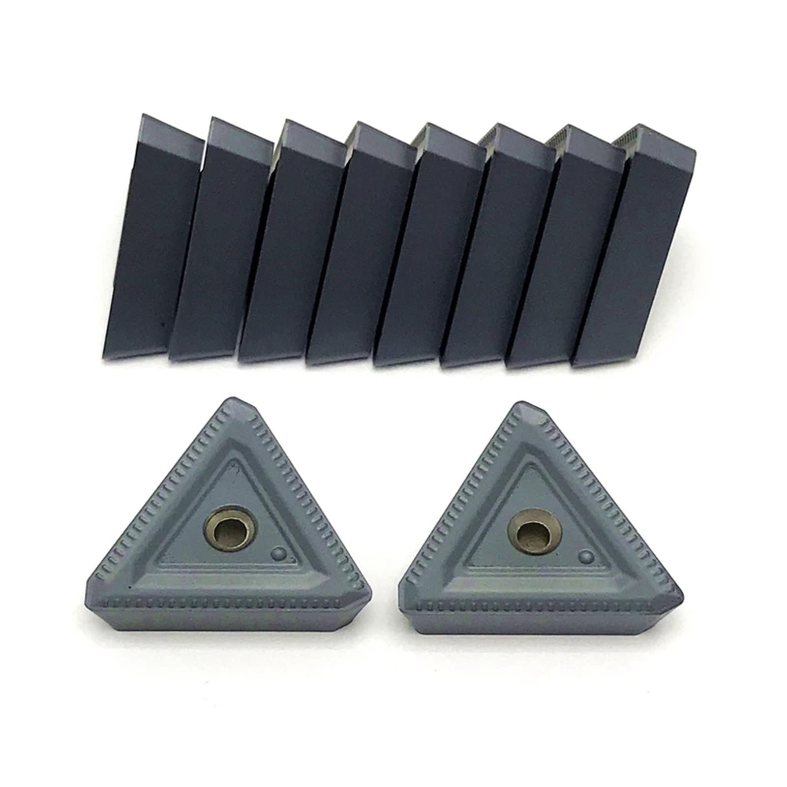 Hartmetalleinsätze PVD-Außendrehwerkzeug Drehmaschine(10PCS TPKN2204)
