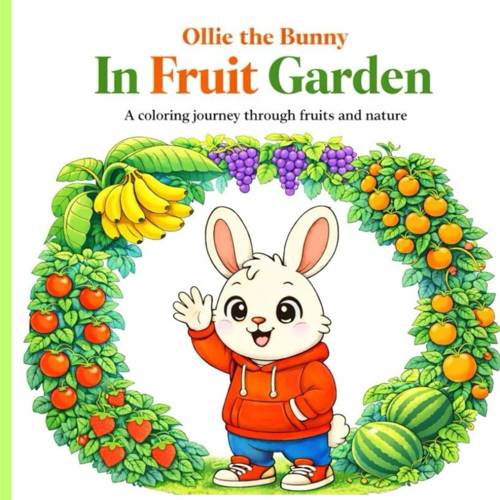 Ollie the Bunny : In Fruit Garden: A coloring journey through fruits and nature