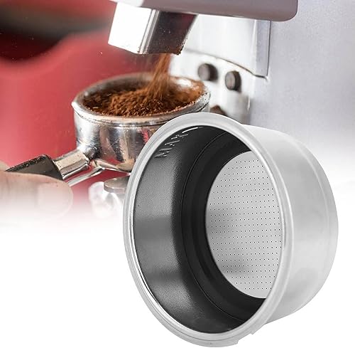 Miniatura 9 de Haofy Cesta de filtro de café, tazas de filtro de café desmontables, accesorio de filtro de máquina de café de acero inoxidable para oficina en casa