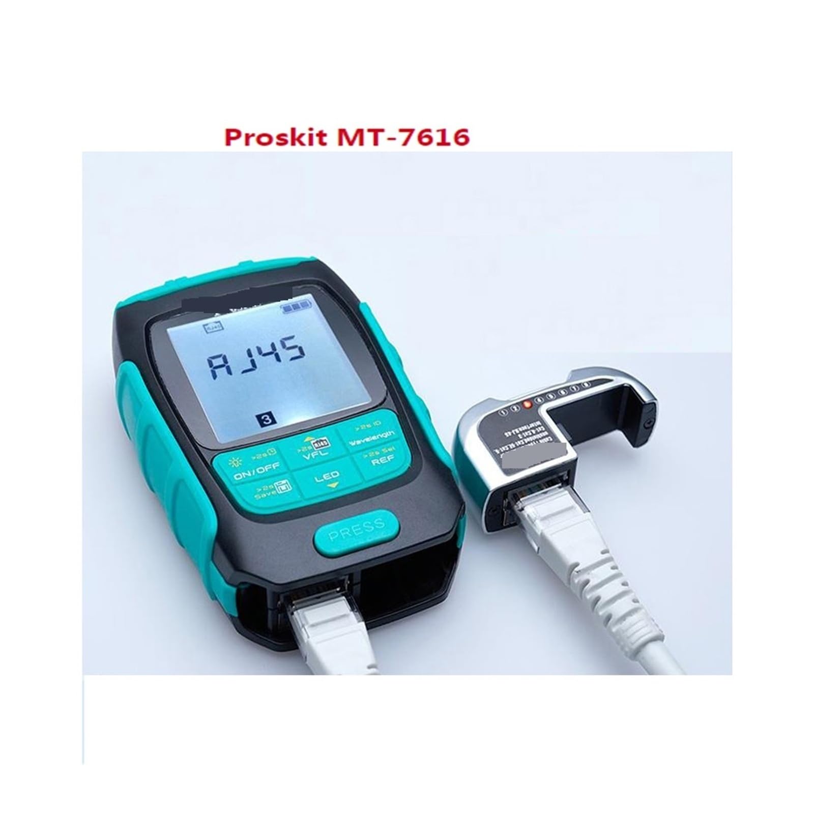 Miernik mocy optycznej, Wysokiej precyzji miernik mocy MT-7616 4 w 1 wielofunkcyjny optyczny tester piórkowy, tester awarii odłączonego kabla(MT-7616 30mW)