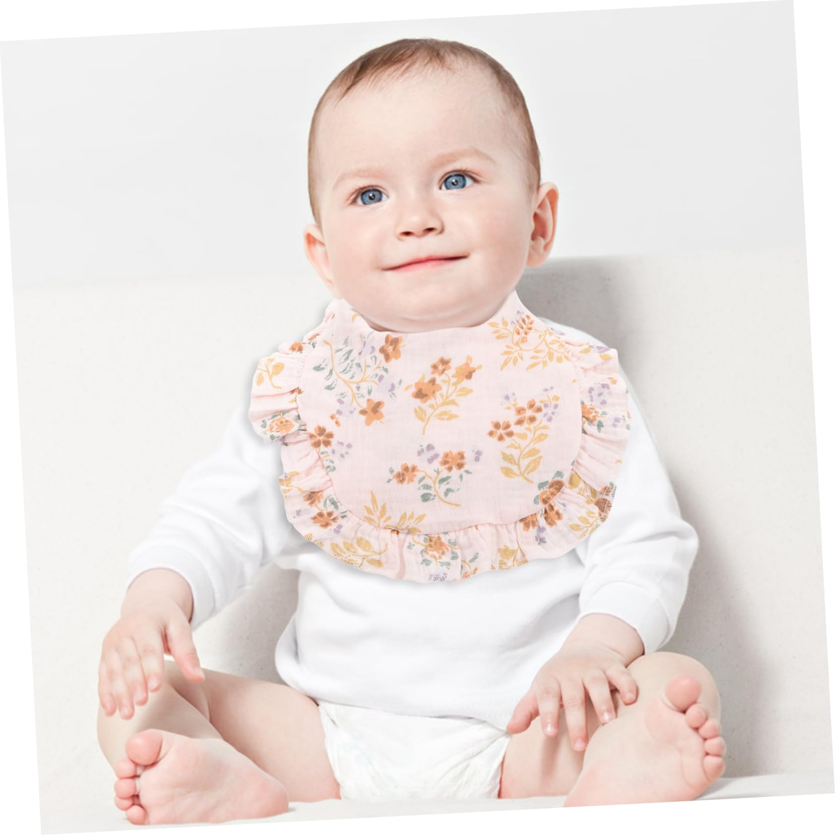 Abaodam 6pezzi Bavaglini Per Bavaglini Assorbenti e Reversibili Per Svezzamento e Teething Design Impermeabili Per