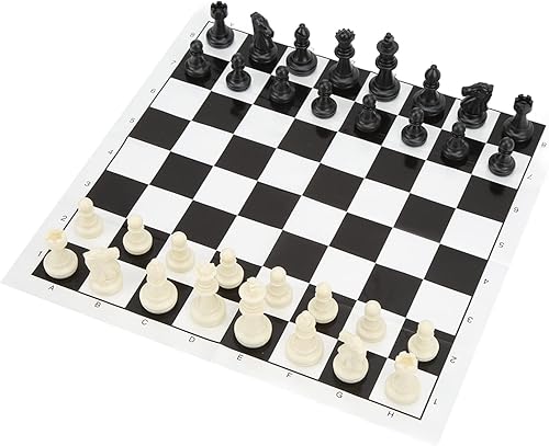 Miniatura 3 de ZJchao Piezas de ajedrez, plástico 32 piezas de ajedrez medievales, juego de ajedrez estándar internacional, juego de ajedrez juego de ajedrez