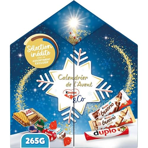 KINDER & Co Calendrier de l'Avent chocolat 350 g