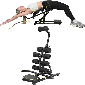 Inversion Table for Back Pain Relief, Inversion Table Mini Back Decompression Stretcher, Portable Spine Stretch Chair, Folding Inversion Tables Exercise Machine for Home Office Adults, Easy Assembly