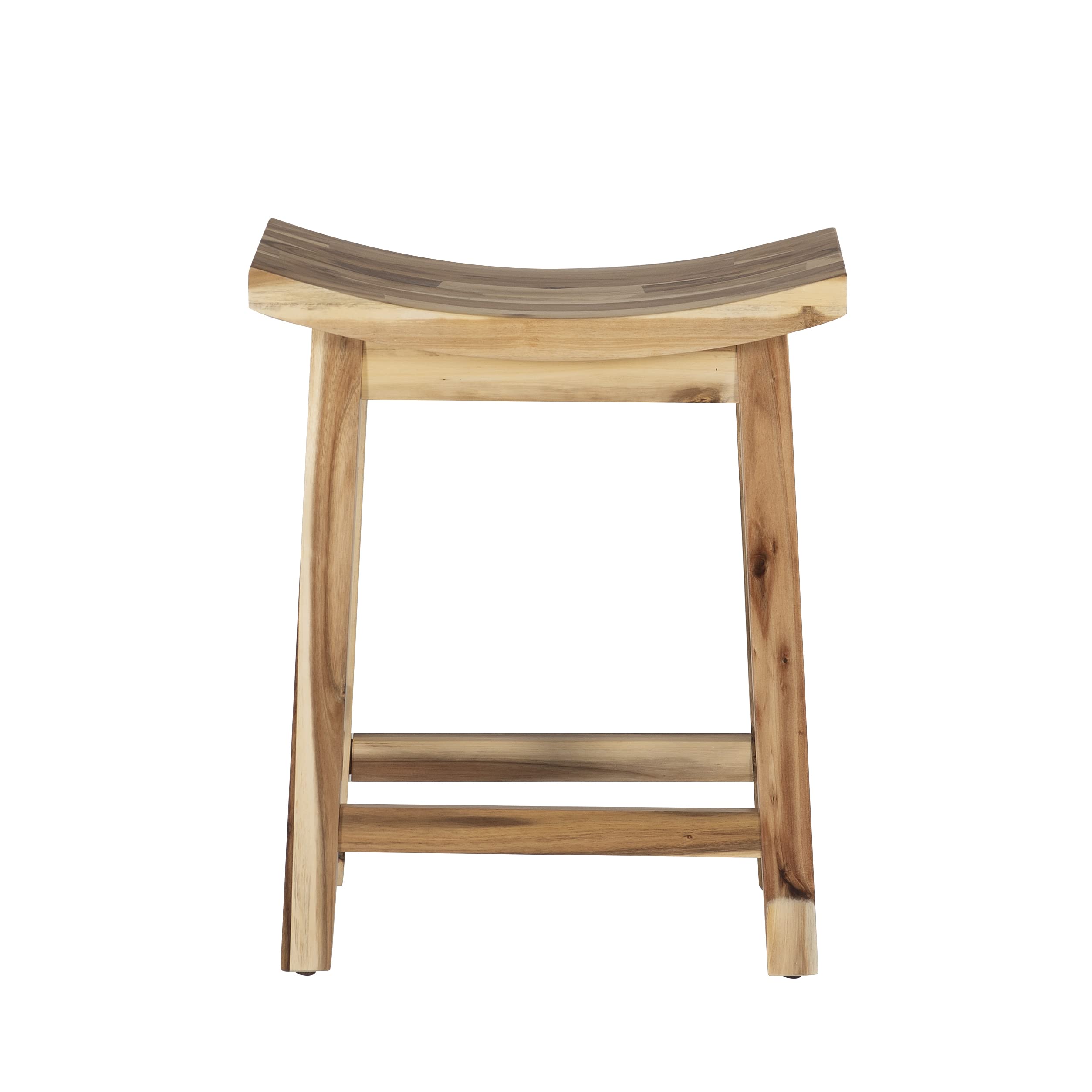 Powell Muebles Dale Saddle Bar Taburete Madera Natural 3