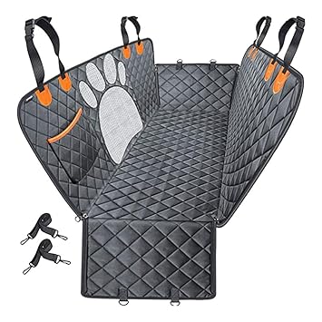 Indy Mall Durable Pet Car Seat Cover Dogs Safety Mat Rear Back Seat Protector Hammock