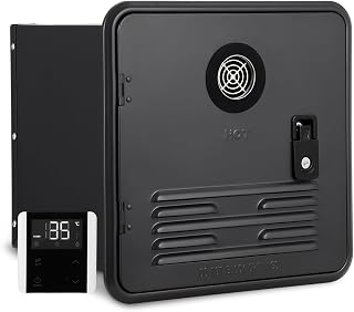 65000 BTU RV Tankless Water Heater, on Demand Instant RV Hot Water Heater Propane Gas with Remote Controller, 15 x 15 Inch Door & Front Water Outlet, 2.5 GPM, Compatible with All RVs, Camper