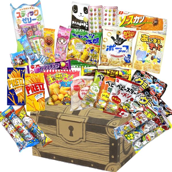 Amazon.co.jp: (30点 宝箱) 駄菓子 お菓子 詰め合わせ (ハロウィン
