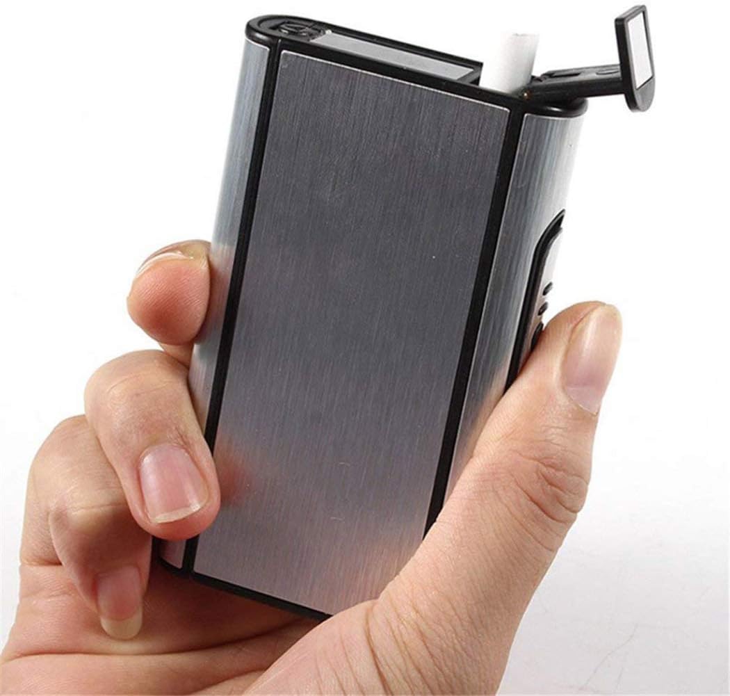 Aluminum Metal Automatic Ejection Cigarette Case/Holder/Box/Tobacco Storage Case - Gold