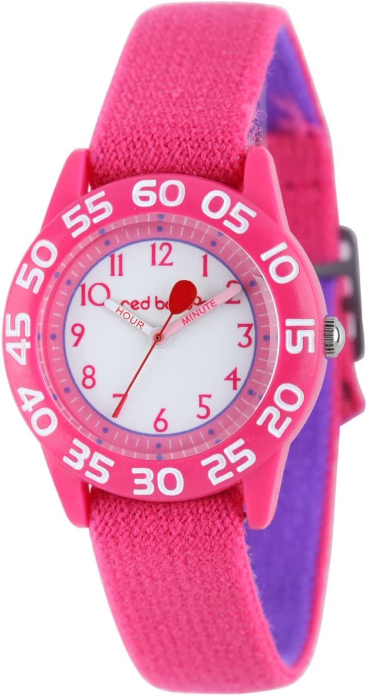 Kids' Plastic Time Teacher Analog Quartz Nylon Strap Watch