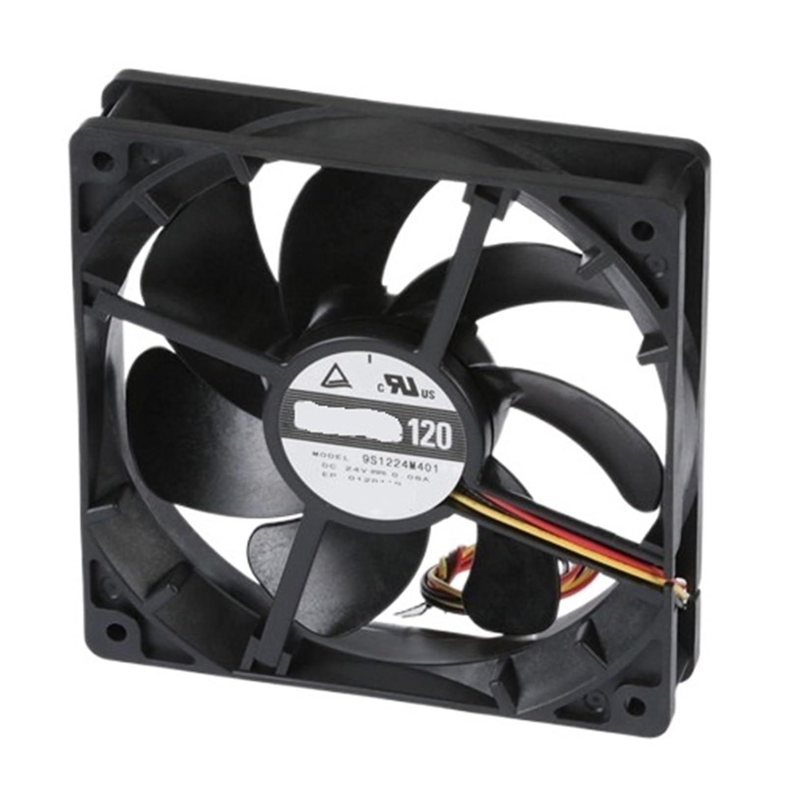 Ventilateur 24VDC 1850RPM silencieux et économe 1,44W pour armoire électrique