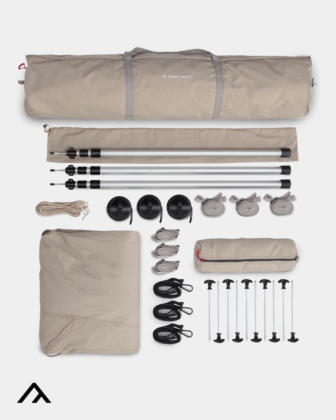 qeedo Motor Tarp TC Voile Pare-Soleil en Coton pour Bus et Voiture avec Rail de Guidage et ventouses