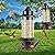 Squirrel Proof Bird Feeders - Gravity Protection Anti Squirrel Wild Metal Bird Feeders for Outdoors Hanging,Premium Hard Plastic Tube Bird Seed Feeder with 4 Feeding Ports for Blue Jay,Sparrow(Bronze)