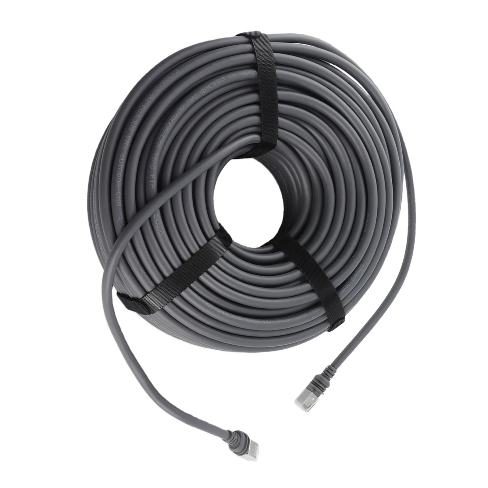 Generic Cable Satelital Rectangular Cable de Extensión Impermeable de Alta Velocidad de 2000 Mbps para Antena Parabólica Gen 3 de 150 Pies