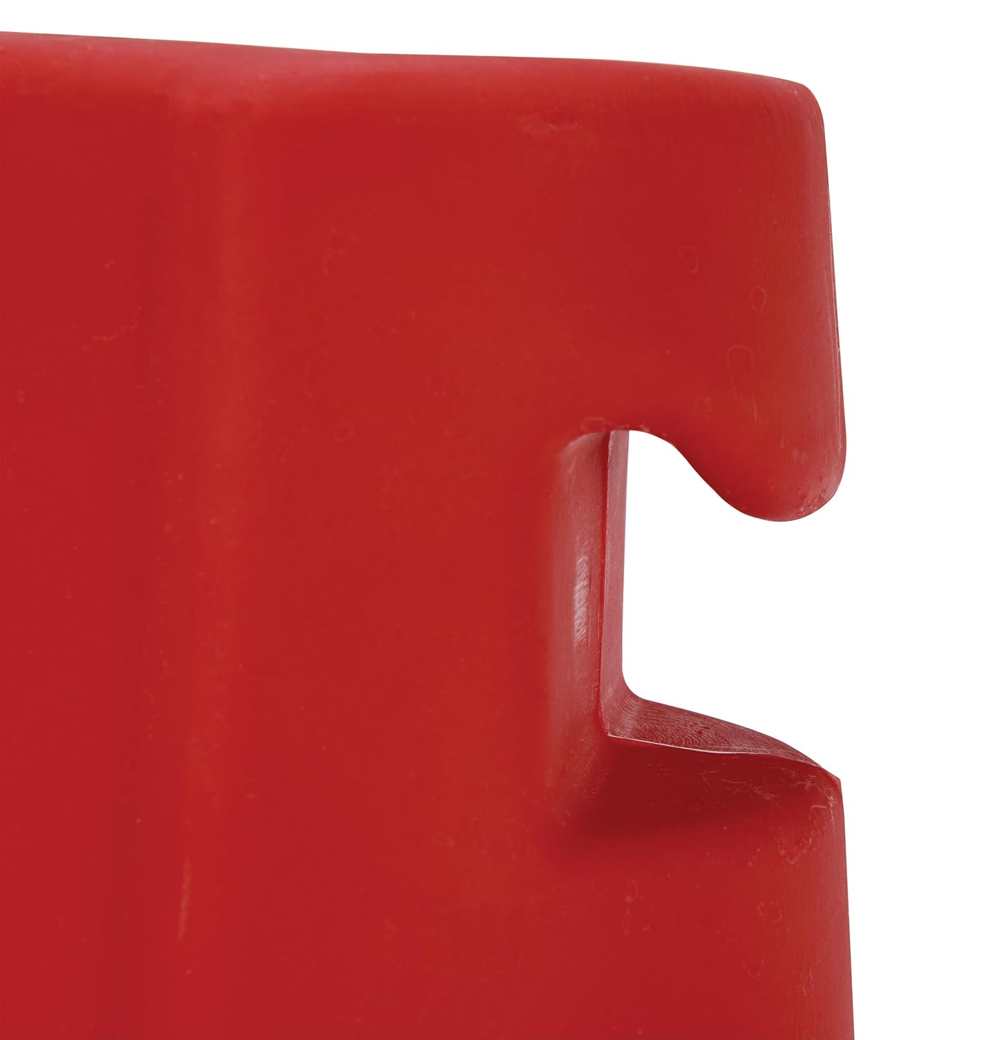 Vestil BCD-7636-RD Polyethylene Stackable Barricade 76-1/2 in. x 16 in. x 36 in. Red