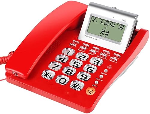 HNKDD Corded Phone - Phones - Retro Novelty Telephone - Mini Caller ID Telephone, Wall-Mounted Telephone Fixed Telephone Home Office landline
