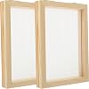 IMIKEYA 2pcs Wooden Paper Making Frame: 5x7 DIY Wooden Paper Making Screen Frame Mould Screen for DIY Papers Crafts