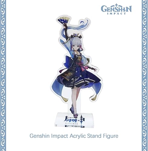 Miniatura 7 de LimuToy Genshin Impact Box - Incluye caja ciega de figuras de impacto Genshin, bolsa de lona, bandera, figura de soporte, alfombrilla de mouse,