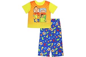 Vlad and Niki Clothes Boys' 2-Piece Pajamas Set: Ultra-Soft Sleepwear with Vibrant Character Prints