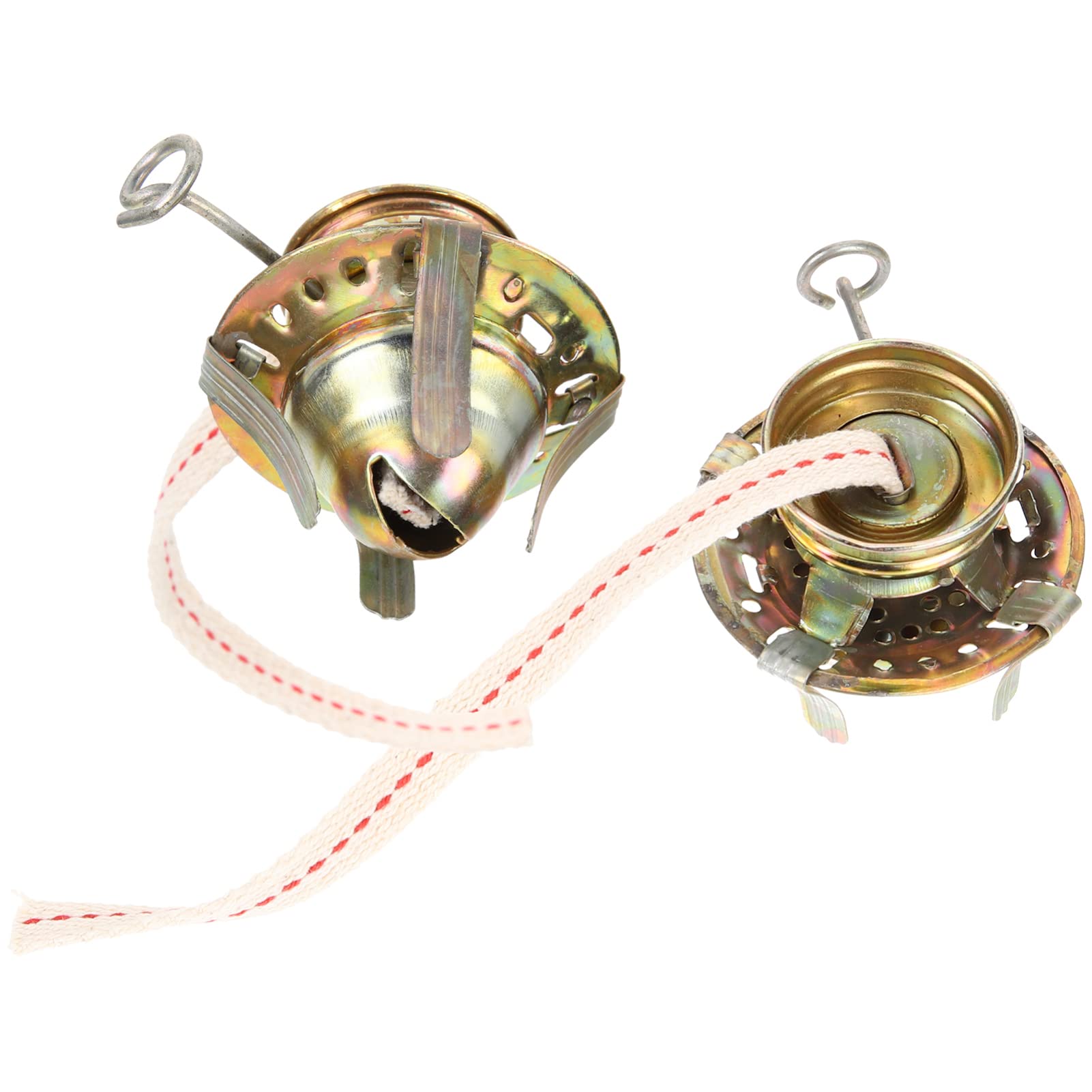 Ciieeo 2pcs Oil Lamp Wick Holder Kerosene Lantern Wick Accessory for Antique Kerosene Lamp