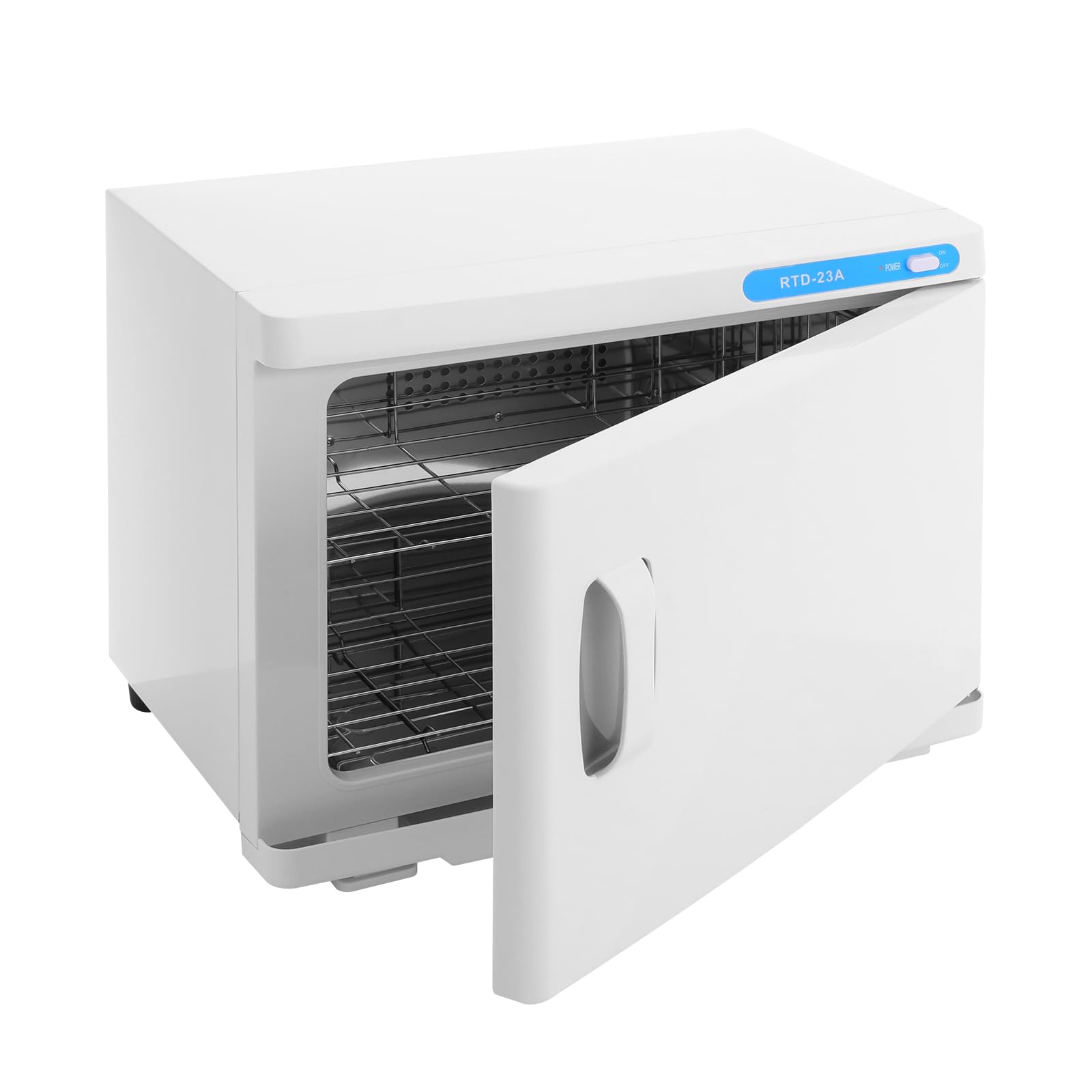 Handtuchwärmer, 200W Handtuchheizschrank, 23L Kapazität (Weiß) | Elektrischer Handtuchwärmer, Edelstahl, desinfizierend, über 70°C, freistehend, für Salon, Hotel, Zuhause
