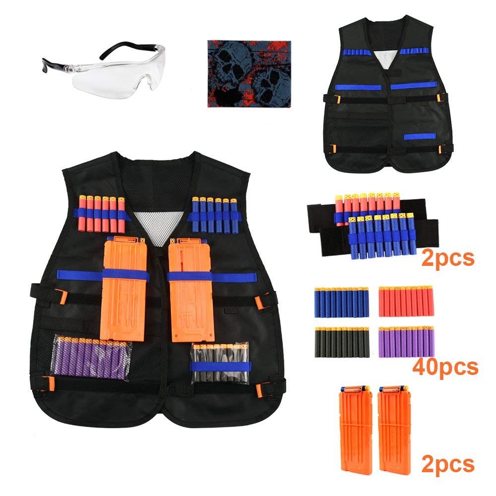 Esnow Gilet tactique pour Nerf N-Strike Elite Series