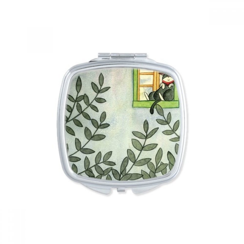 Miroir de maquillage compact léger pour corriger les imperfections en voyage