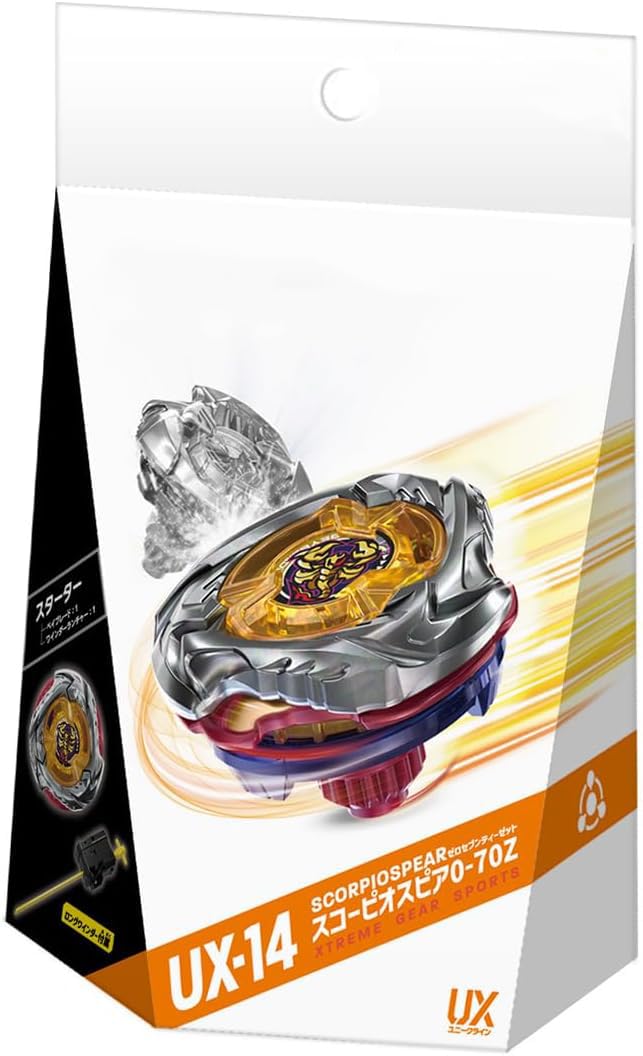 ベイブレードX UX-14 スターター スコーピオスピア　10個セット　607 UX-14 スターター スコーピオスピア0-70Z｜製品情報｜BEYBLADE X