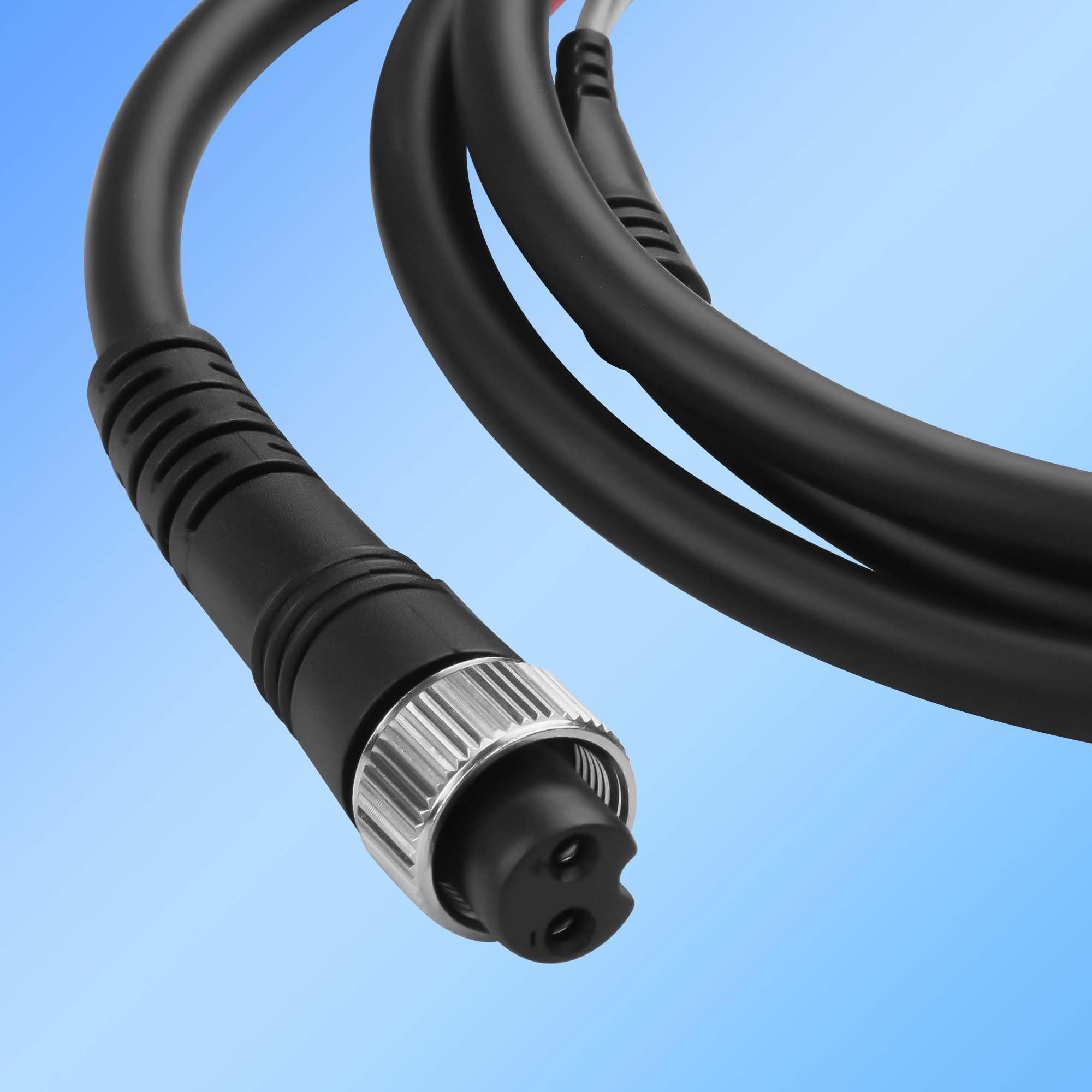 CERRXIAN 5FT cavo batteria e alimentazione 2 pin per mulinelli elettrici