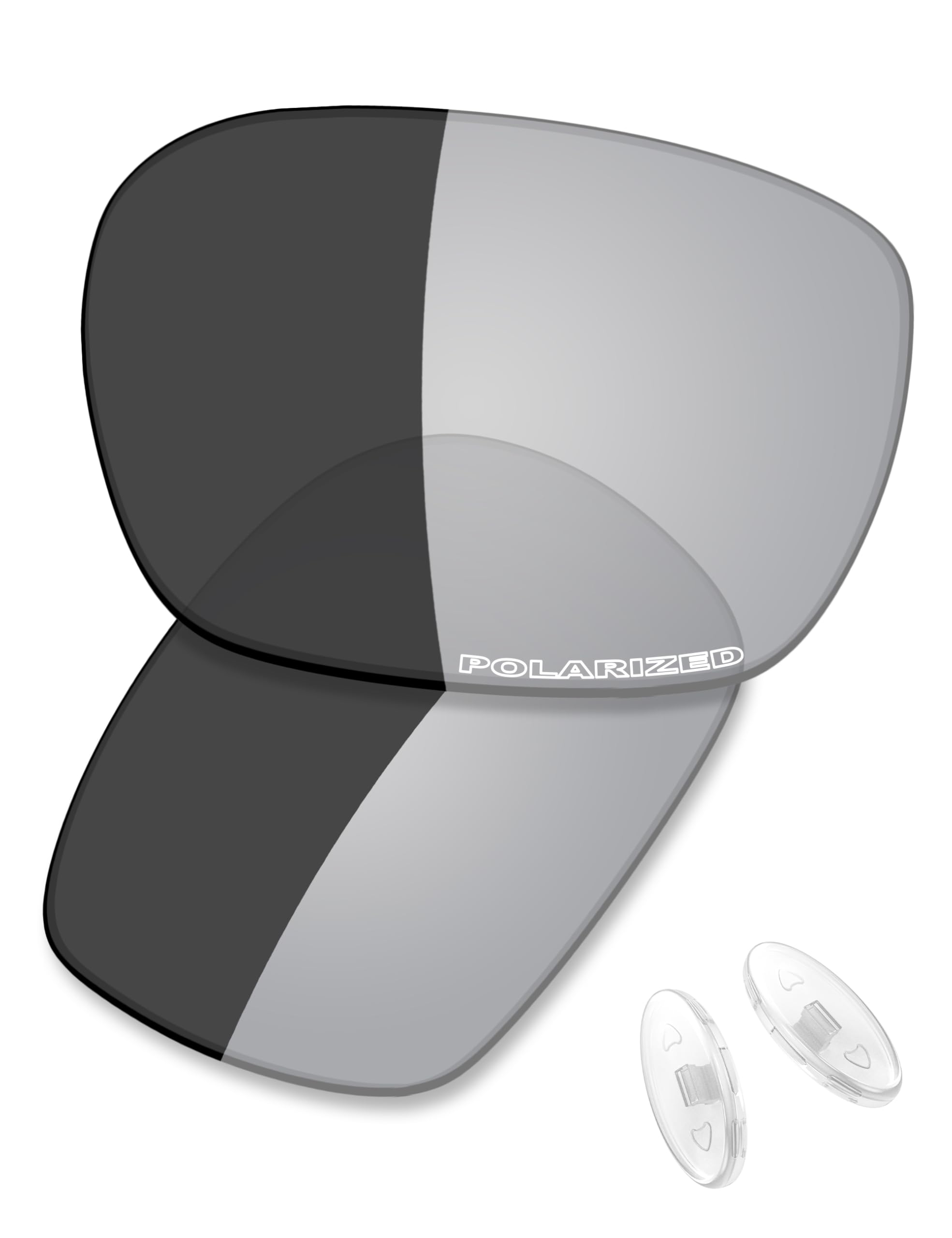 Saucer Lentes y almohadillas nasales de repuesto prémium para gafas Oakley Extender OX3249 de 58 mm, protección UV400, antiarañazos