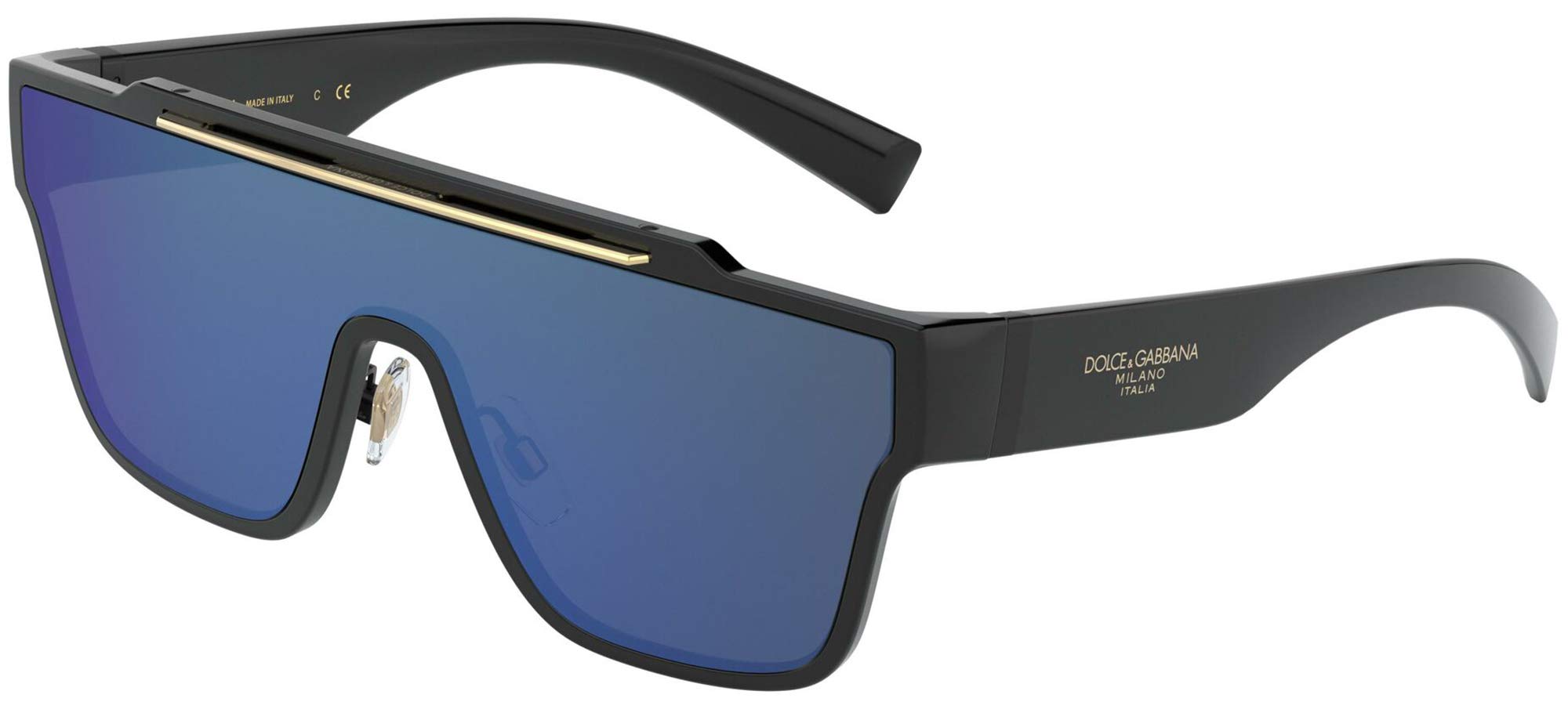 Dolce & Gabbana DG6125 Men's Sunglasses Black/Dark Grey 35