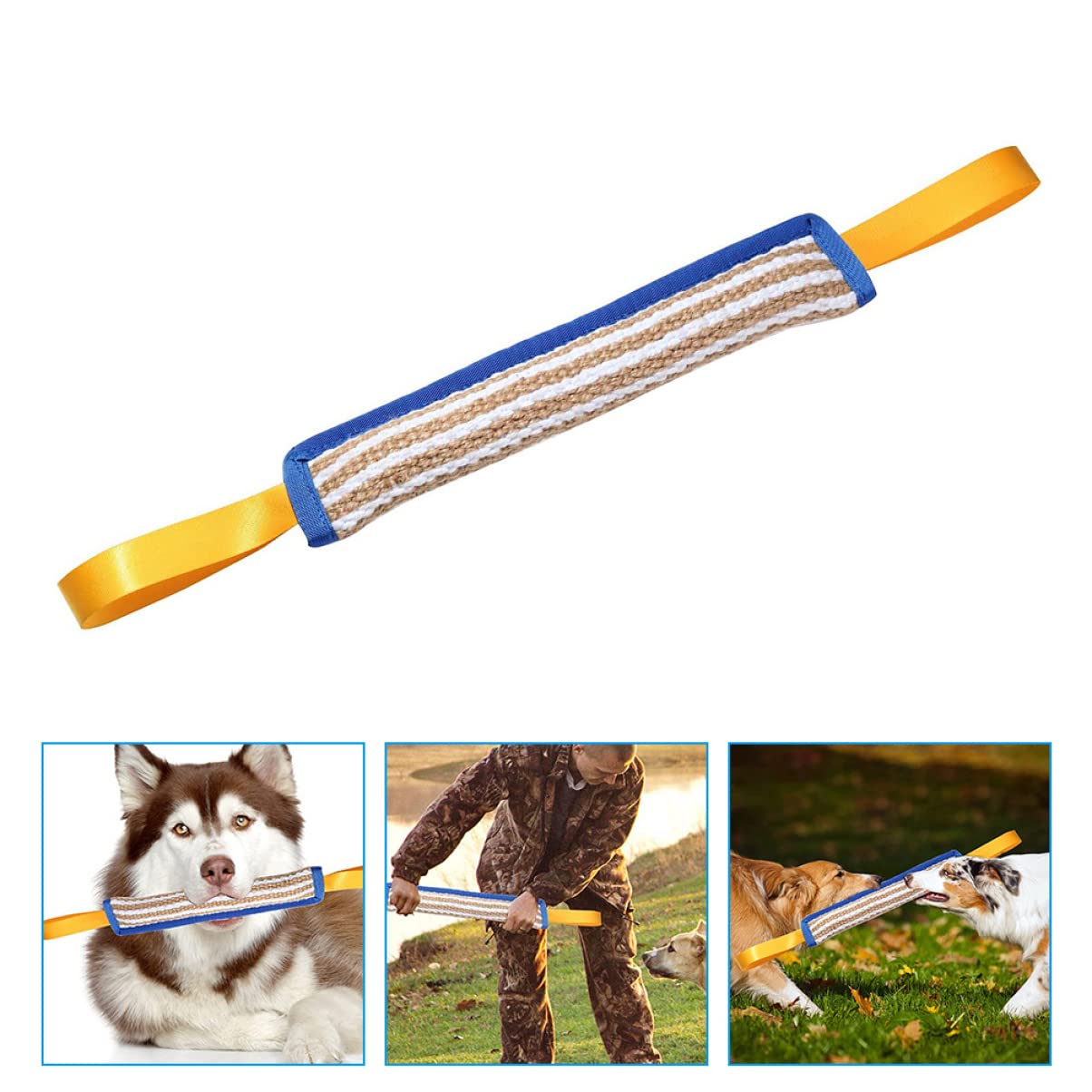 Happyyami Hunde Trainingsspielzeug 40cm zum Beißen und Apportieren