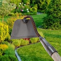 Vista 7 de Yavoik Azada hueca endurecida de acero, azadas de jardín para deshierbar, azada hueca para jardinería, herramienta de jardín para azadas, azadas