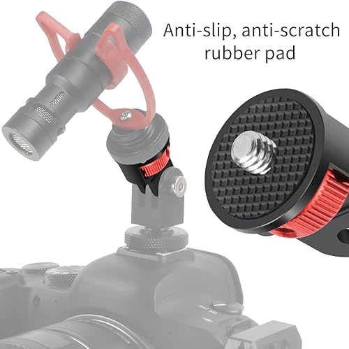 Miniatura 7 de FunMax Trípode de cámara de aluminio ajustable de 360 14"-20 montaje adaptador de conversión para Gopro Hero 1098, Insta360, DJI Osmo, AKASO y otros