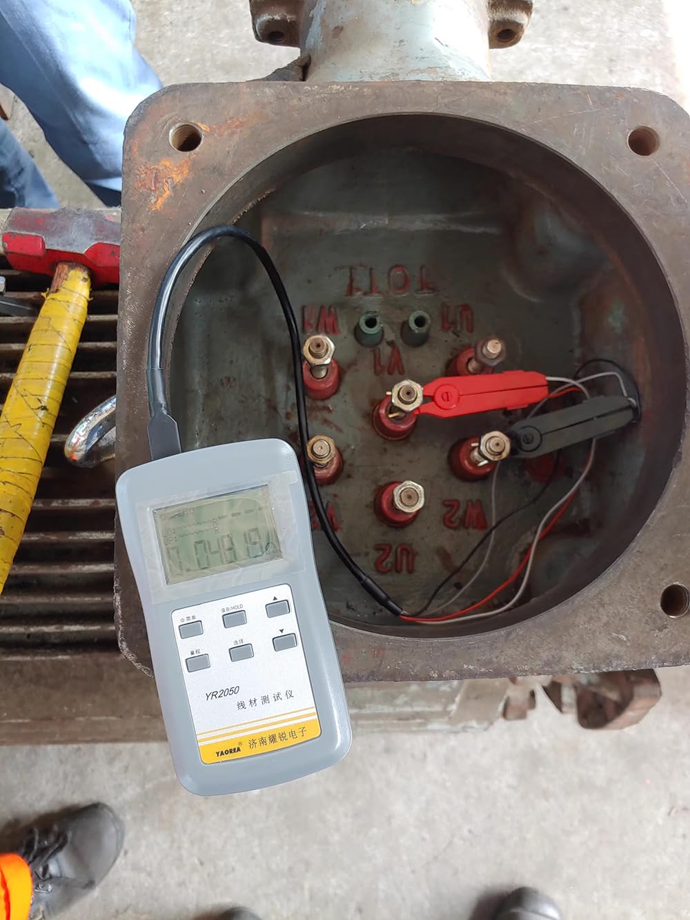 Toplionace YR2050 Milliohmmètre Haute Précision, Testeur de Micro-Résistance 4 Fils