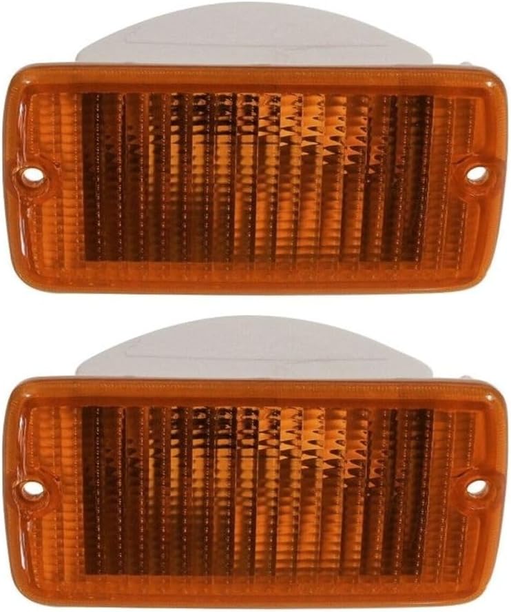 Turn Signal Light 2Set of Passenger Side Amber Lens Lamp Plastic for Jeep for Wrangler 2001-2006