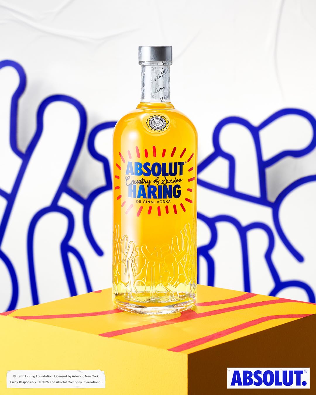 Absolut Haring Edición Limitada Vodka 700 ml