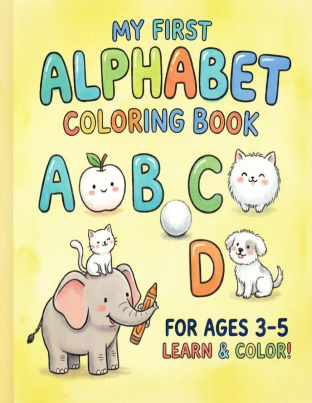 My First Alphabet Coloring Book: Coloring book for toddlers, ages 3-5